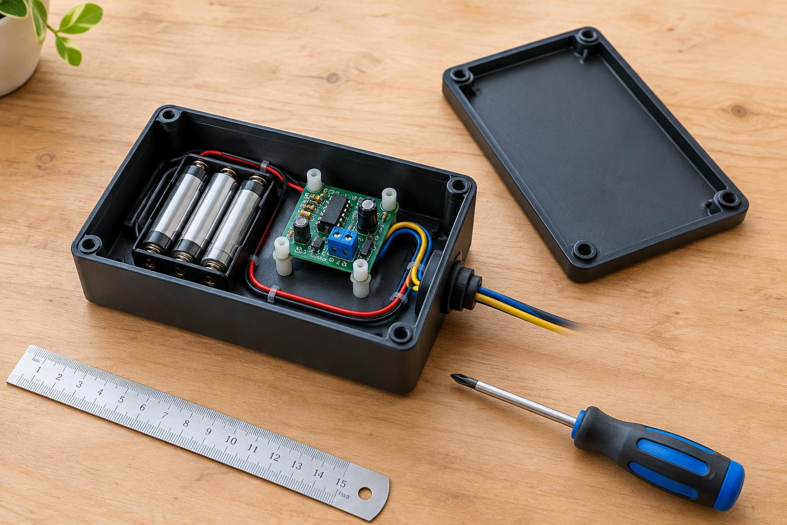Reusing an Electronics Enclosure: Fit and Insulation Checks for a Low-Voltage Project