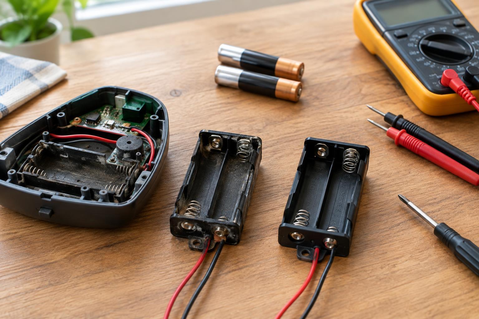 Replacing a Worn AA or AAA Battery Holder: Fit, Polarity, and Secure Mounting