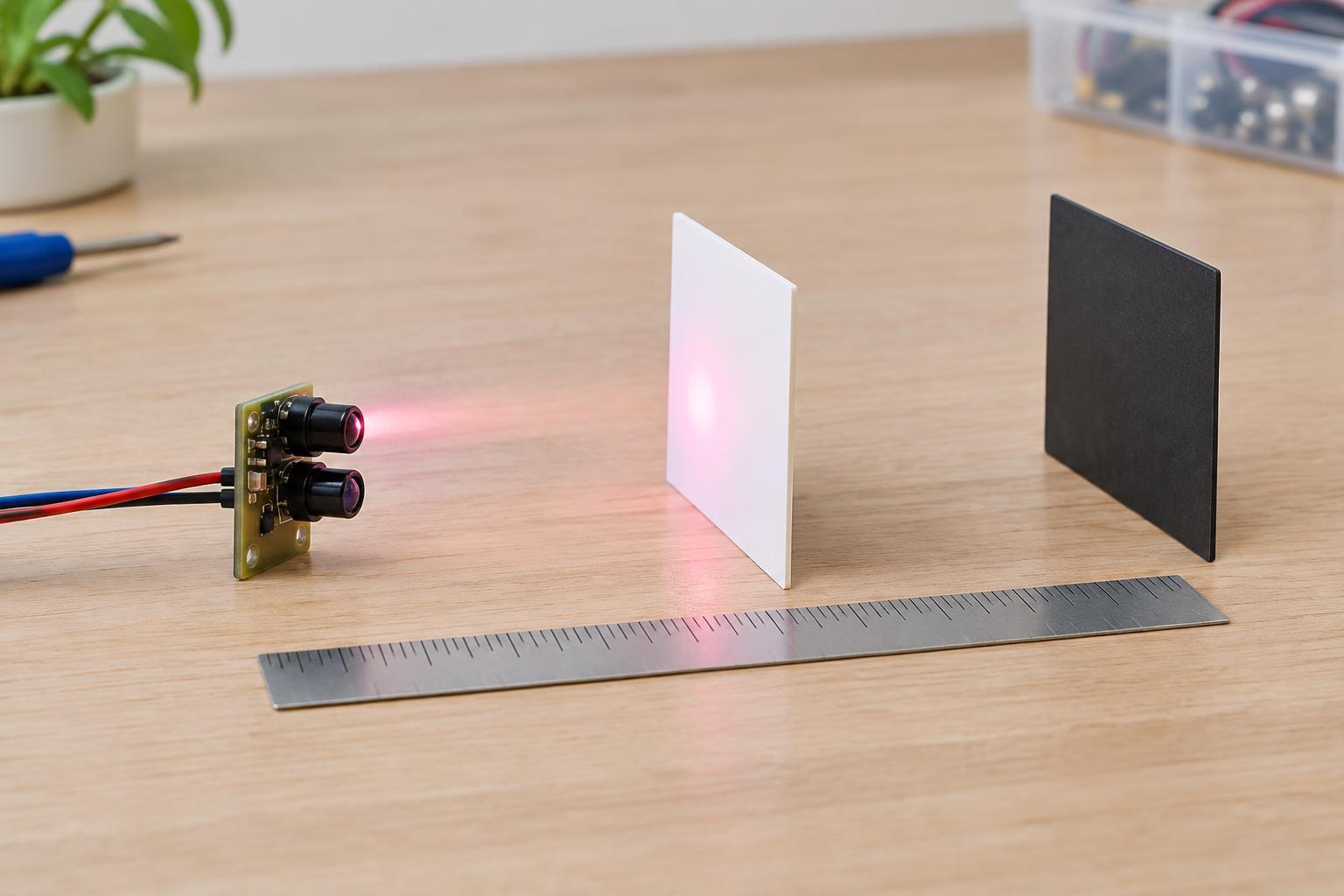 Reflective Infrared Proximity Sensors: Why Target Color and Distance Matter