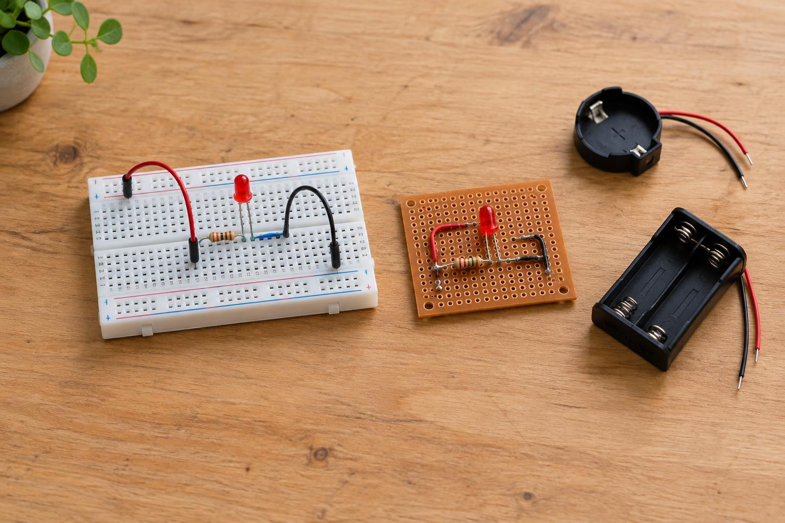 Breadboard or Perfboard? Choosing a Build Method for a 3–5 V Project